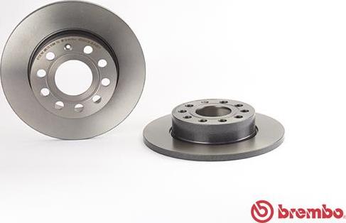 Brembo 08.9488.11 - FREN DISKI ARKA UV COATED AUDI parcadolu.com