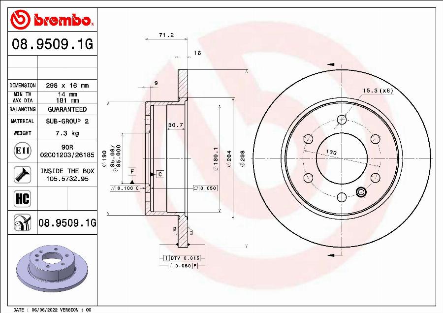 Brembo KT 10 027 - Fren takımı, diskli fren parcadolu.com