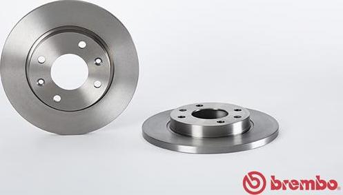 Brembo 08.9606.14 - FREN DISK ON DUZ 247-4  PEUGEOT  206 97 - 05 - CITROEN  XSARA 97 - 05 parcadolu.com