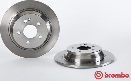 Brembo 08.8405.10 - FREN DISKI ARKA  MERCEDES VIANO W639 ARKA   parcadolu.com