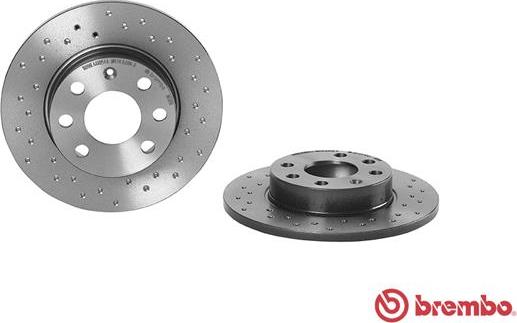 Brembo 08.8638.1X - FREN DISKI ON XTRA OPEL parcadolu.com