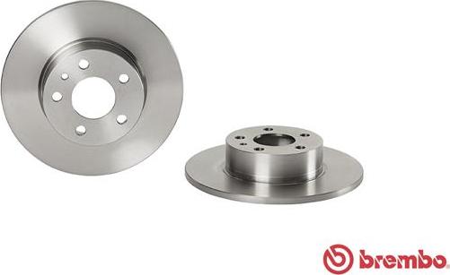 Brembo 08.3126.24 - FREN DISKI ARKA DUZ 251.5 MM  ALFA ROMEO   156  parcadolu.com