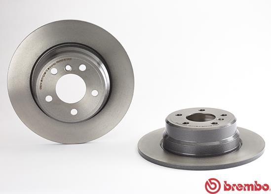 Brembo 08.7019.81 - FREN DISKI ARKA BMW X5 E53 3.0-d-4.4 00-06 KAPLAMALI parcadolu.com