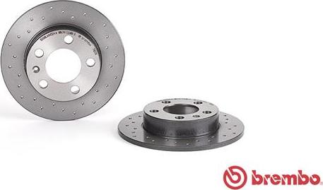 Brembo 08.7165.1X - FREN DISKI ARKA XTRA AUDI parcadolu.com