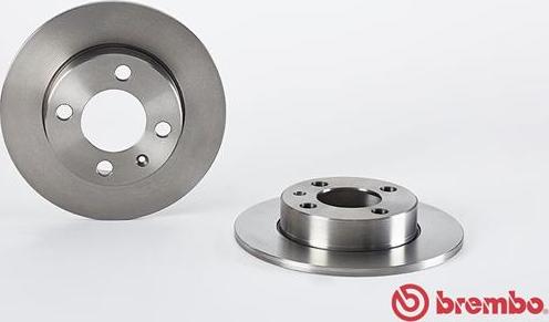 Brembo 08.7165.20 - FREN DISKI ARKA STANDARD VW parcadolu.com