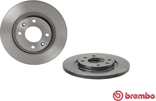 Brembo 08.7238.11 - FREN DISKI ON PEUGEOT  PARTNER-301 - CITROEN  BERLINGO 1.2 1.6HDI 1.6 16V parcadolu.com