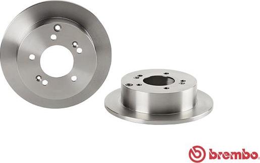 Brembo 08.A114.20 - FREN DISKI ARKA STANDARD HYUNDAI parcadolu.com