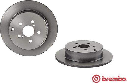 Brembo 08.A335.11 - FREN DISKI ARKA UV COATED TOYOTA parcadolu.com