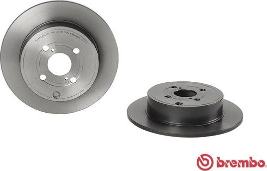 Brembo 08.A337.11 - FREN DISKI ARKA UV COATED TOYOTA parcadolu.com