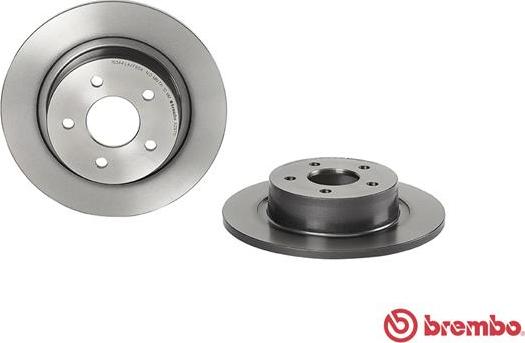 Brembo 08.A297.11 - FREN DISKI ARKA UV COATED FORD parcadolu.com