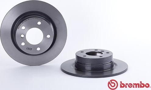 Brembo 08.A205.11 - FREN DISKI ARKA KAPLAMALI BMW E87-E90-E91 - 1.18-3.16-3.20 parcadolu.com