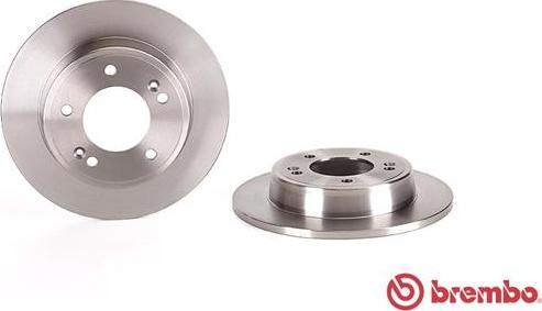 Brembo 08.C172.20 - FREN DISKI ARKA DUZ 262-5-KIA  CERATO 13- SOUL 14- CEED 12- HYUNDAI  İ30 12-  parcadolu.com