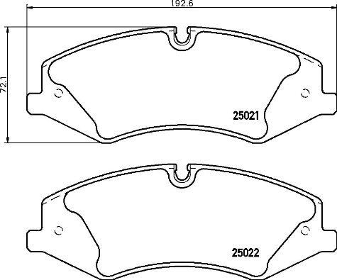 Brembo P 44 024 - Fren Balata Seti, Diskli Fren parcadolu.com