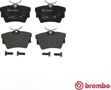 Brembo P 59 041 - FREN BALATASI ARKA RENAULT TRAFIC II TRAFIC III VIVARO TALENTO 1.6 R9M 1.9 F9Q 2.0 M9R parcadolu.com