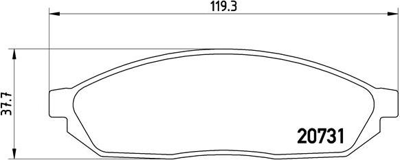 Brembo P 59 007 - Fren Balata Seti, Diskli Fren parcadolu.com