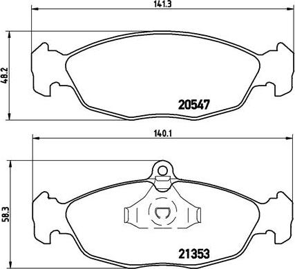 Brembo P 59 011 - Fren Balata Seti, Diskli Fren parcadolu.com