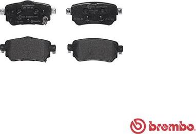 Brembo P 56 098 - FREN BALATASI ARKA NISSAN QASHQAI J11 2013-- XTRAIL T32 15-- RENAULT KADJAR KOLEOS 2015-- parcadolu.com