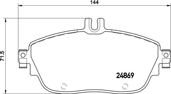 Brembo P 50 093X - Fren Balata Seti, Diskli Fren parcadolu.com