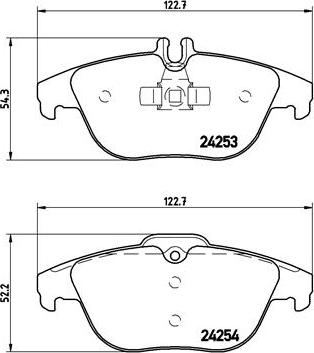 Brembo P 50 068X - Fren Balata Seti, Diskli Fren parcadolu.com