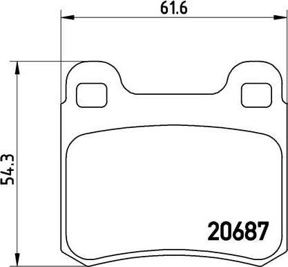 Brembo P 50 013 - Fren Balata Seti, Diskli Fren parcadolu.com