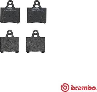 Brembo P 61 062 - FREN BALATASI ARKA LOW-MET CITROEN parcadolu.com