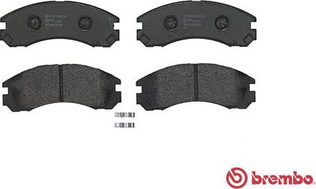 Brembo P 61 089 - BALATA FREN ON-MITSUBISHI  PAJERO 90-99-GALANT 96-03  Low-Met parcadolu.com