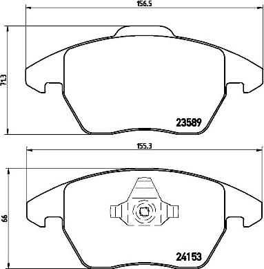 Brembo P 61 076 - Fren Balata Seti, Diskli Fren parcadolu.com