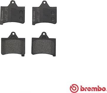 Brembo P 61 073 - FREN BALATASI ARKA 597369 WVA 23305  CITROEN   C5 2.0I 16V 2.2HDI 3.0  parcadolu.com