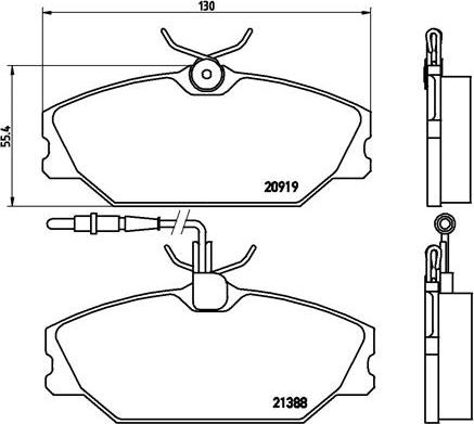 Brembo P 68 014 - Fren Balata Seti, Diskli Fren parcadolu.com