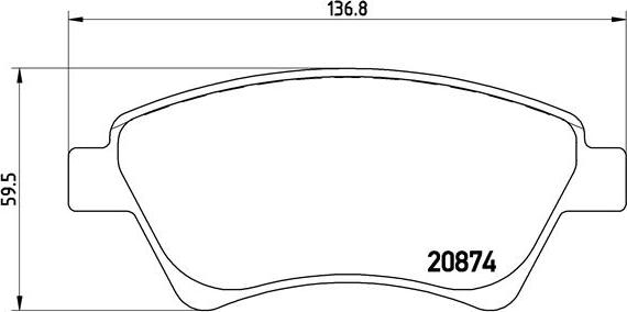 Brembo P 68 034 - Fren Balata Seti, Diskli Fren parcadolu.com