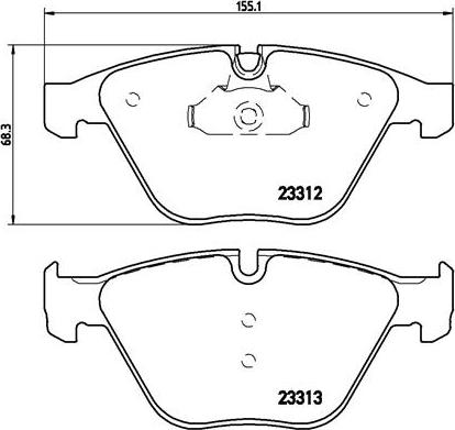 Brembo P 06 054X - Fren Balata Seti, Diskli Fren parcadolu.com