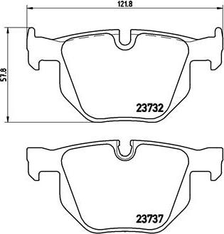 Brembo P 06 033X - Fren Balata Seti, Diskli Fren parcadolu.com