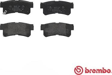 Brembo P 15 009 - FREN BALATASI ARKA LOW-MET HYUNDAI parcadolu.com