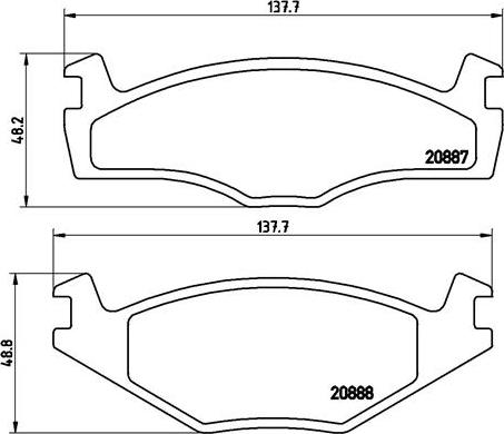 Brembo P 85 012 - Fren Balata Seti, Diskli Fren parcadolu.com