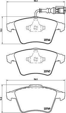 Brembo P 85 081 - Fren Balata Seti, Diskli Fren parcadolu.com