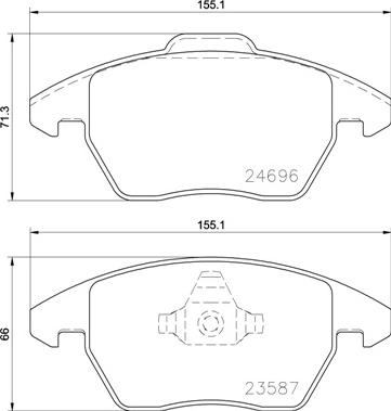 Brembo P 85 148 - Fren Balata Seti, Diskli Fren parcadolu.com