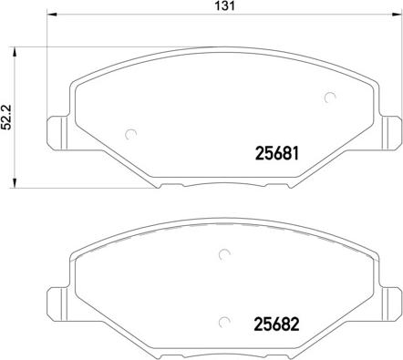 Brembo P 85 121 - Fren Balata Seti, Diskli Fren parcadolu.com