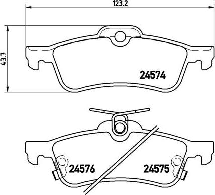 Brembo P 83 087 - Fren Balata Seti, Diskli Fren parcadolu.com