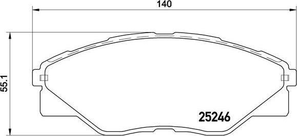 Brembo P 83 137 - Fren Balata Seti, Diskli Fren parcadolu.com