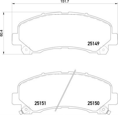 Brembo P 34 007 - Fren Balata Seti, Diskli Fren parcadolu.com