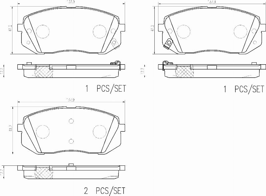 Brembo P30093N - Fren Balata Seti, Diskli Fren parcadolu.com