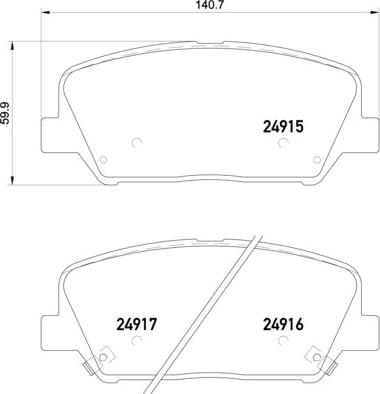 Brembo P 30 065X - Fren Balata Seti, Diskli Fren parcadolu.com