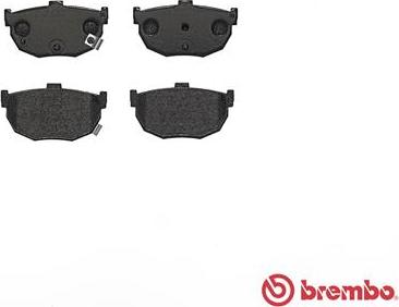 Brembo P 30 003 - FREN BALATASI ARKA LOW-MET FORD parcadolu.com