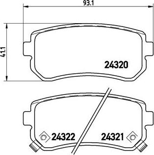 Brembo P 30 025 - Fren Balata Seti, Diskli Fren parcadolu.com