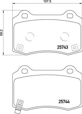 Brembo P 30 074 - Fren Balata Seti, Diskli Fren parcadolu.com