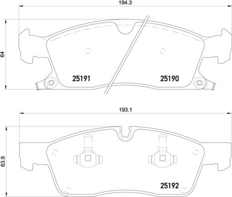 Brembo P 37 017 - Fren Balata Seti, Diskli Fren parcadolu.com