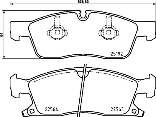 Brembo P 37 022 - Fren Balata Seti, Diskli Fren parcadolu.com