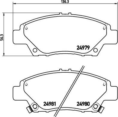 Brembo P 28 050X - Fren Balata Seti, Diskli Fren parcadolu.com