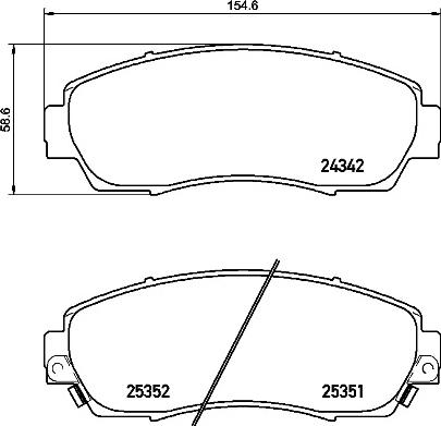 Brembo P 28 068 - Fren Balata Seti, Diskli Fren parcadolu.com