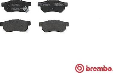 Brembo P 28 017 - BALATA FREN ARKA-HONDA  CIVIC 96-00-JAZZ 02-10-ROVER 90-  parcadolu.com